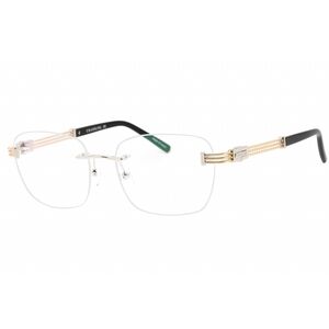 NWT Charriol PC71065-C02 55mm Shiny Silver Gold Eyeglasses